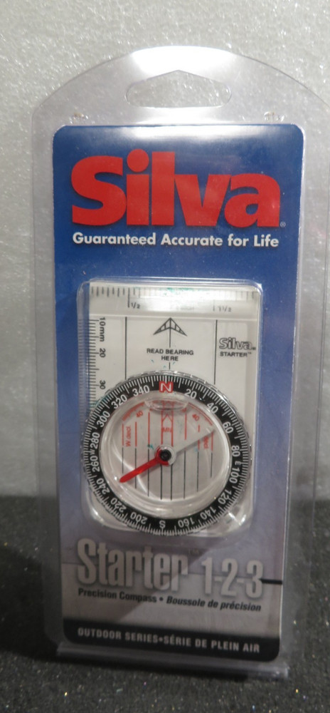 Silva Starter 1-2-3 Precision Compass 2801290 Johnson Outdoor Series ~ Hiking