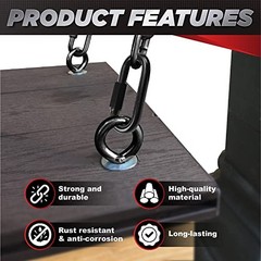 Heavy Duty Chain Quick Links, 2500 LBS Weight Capacity, Durable, 2PCS 4.2”