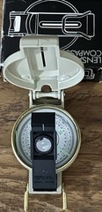 Vintage HeavyDuty MIL-SPEC YOCOYAMA LENSATIC COMPASS Made in Japan NEW-OLD-STOCK