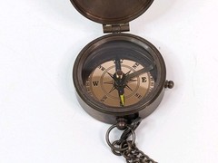 Gift for Son from Mom Dad | Engraved Compass 2″ Father to Son Gifts Mom to Son