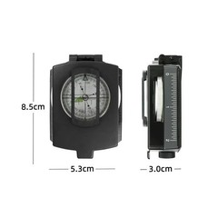 Tactical Survival Compass Metal Professional Luminous Hiking Camping Tool
