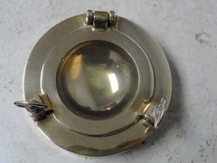 Vintage Portable Compass Holder? It Is In Great Shape Solid Copper/Brass