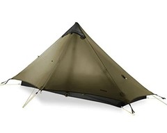 Ultralight Tent 3-Season Backpacking Tent for 1-Person or 2 1-person, khaki