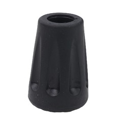 4x 10mm Walking-Stick Rubber Ferrules for cane Crutch Grip Tip Ends Cover Black