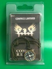 Combat Ready Compass with Neck Green Lanyard Glow in the Dark New In Box