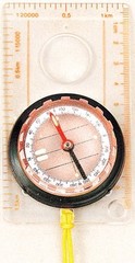 Rothco Liquid Filled Map Compass – Fine Graduations, Magnifying Glass & Lanyard