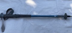 Kelty Adjustable Trekking Pole Twist Lock w/ Wrist Strap Basket Tip Blue/Black