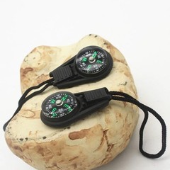 Portable Mini Pocket Compass with Lanyard Waterproof Hiking Survival Compass