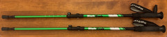 Pair of Adjustable High Trek Trekking Hiking Walking Poles 105cm to 135cm VGUC