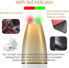 Dual Head Toy Heating Stick LED Indicator Light Heating Meat Stick USB Hand Warm