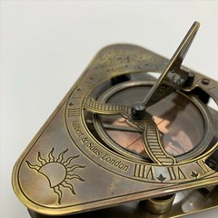Solid Brass Captain’s Nautical Sundial Compass