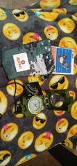 AOFAR Military Compass AF-4074 Lensatic Sighting-Multifunctional Fluorescent US