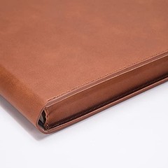 PU Leather File Folder Document Holder Filing Envelope Project File A4 Brown