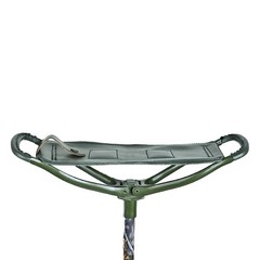 Camou Outdoor Walking Stick with Adjustable Seat Shooting Stick Hunting Stool