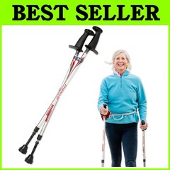 Adjustable Height Walking Poles – Core Strengthening