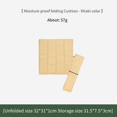 Foldable Seat Pad Portable Sitting Mat 210D Oxford Fabric PE Waterproof Coating