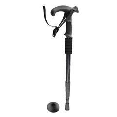 Lightweight Telescopic Crutch for Hikers Shockproof and Foldable Design
