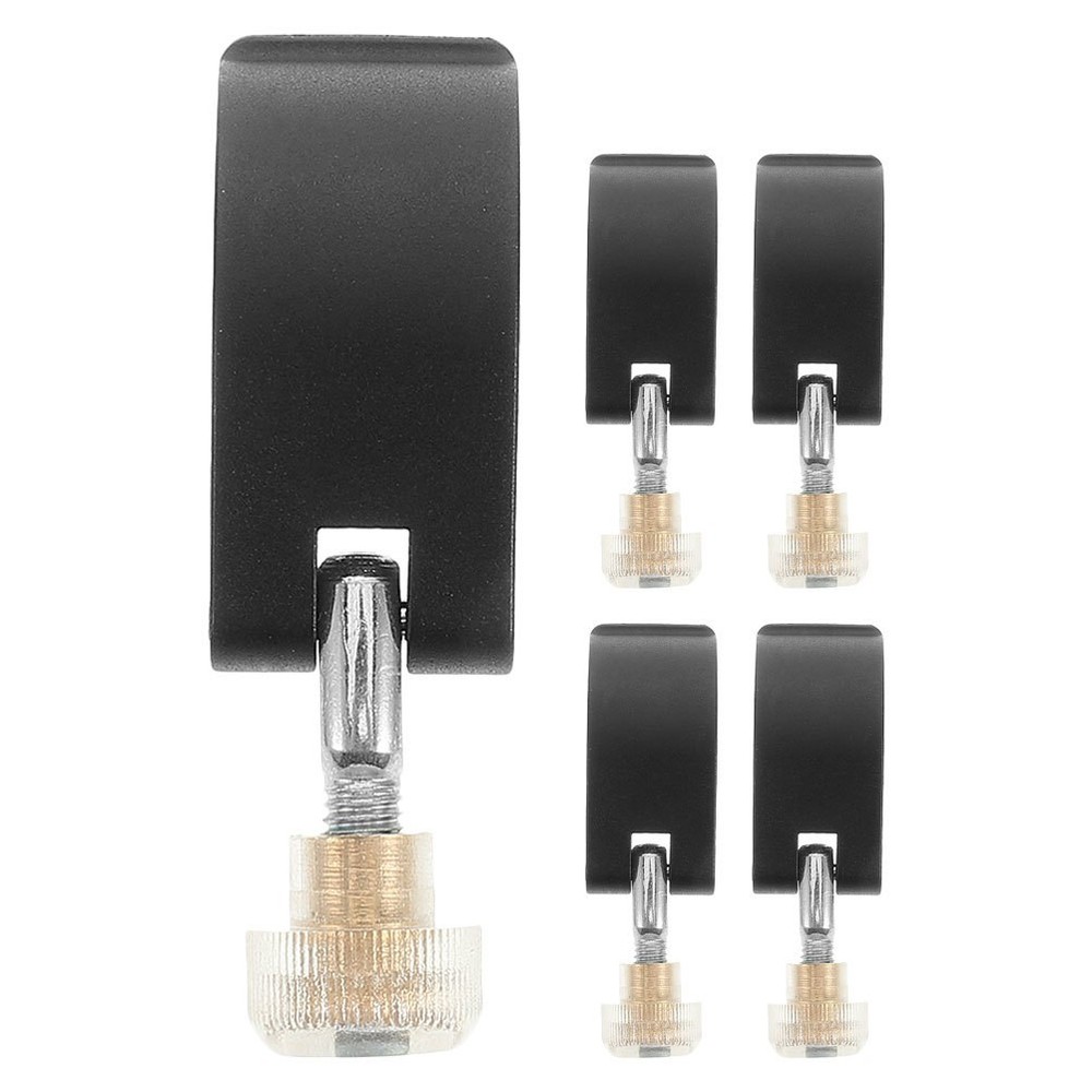 5 Pcs Trekking Pole Clips Hiking Buckles Clamp Replacement Parts