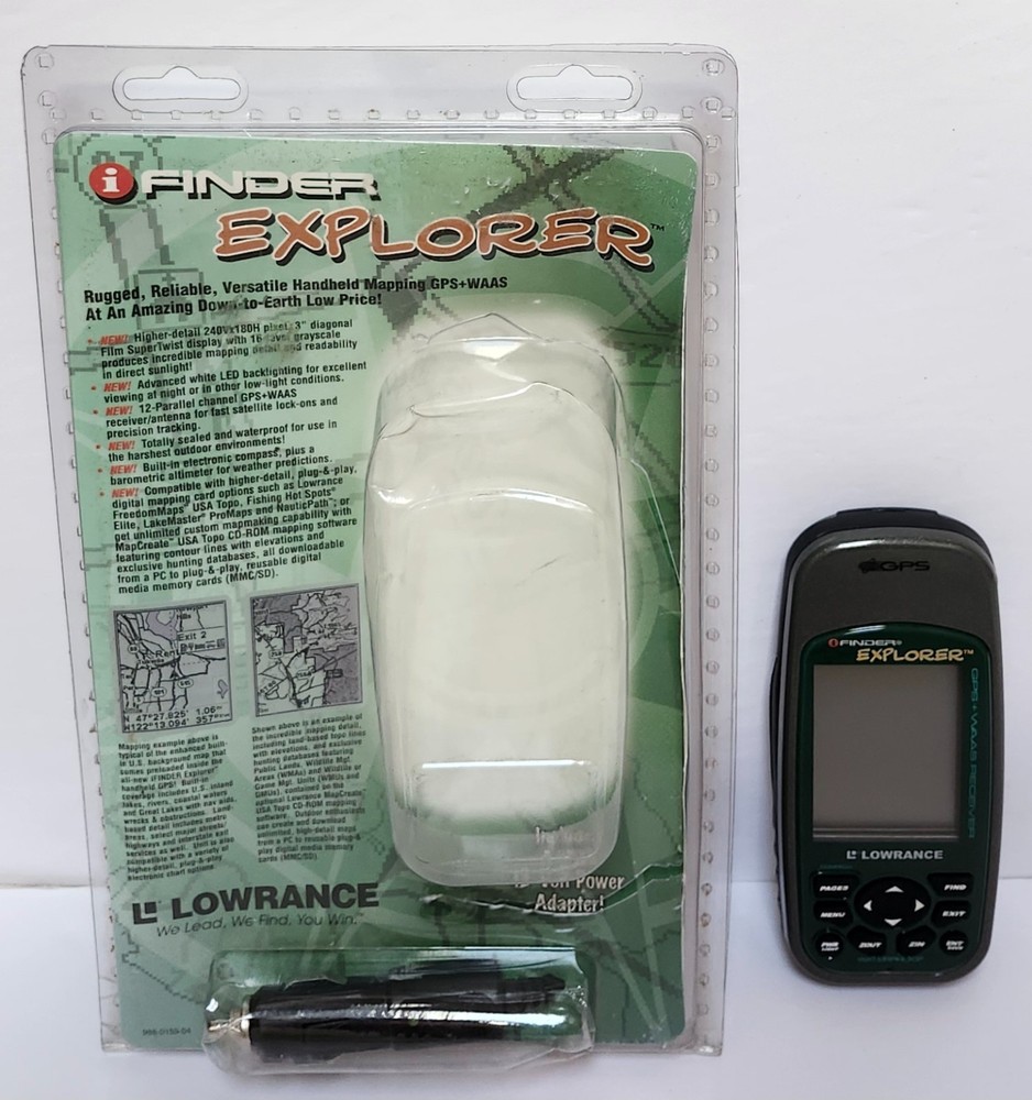 Lowrance iFinder Explorer Waterproof Handheld GPS Tested Working