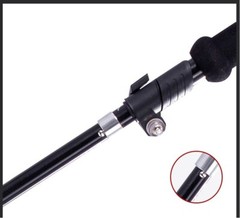 2x Trekking Poles 4-section Foldable Walking Hiking Sticks Anti-shock 7075 Alum