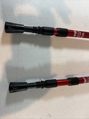 Hoover Dam 2-Piece Fitness Walking Poles Red