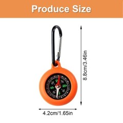 5Pcs Keychain Compasses Mountaineering Compasses Navigation Outdoor Tool