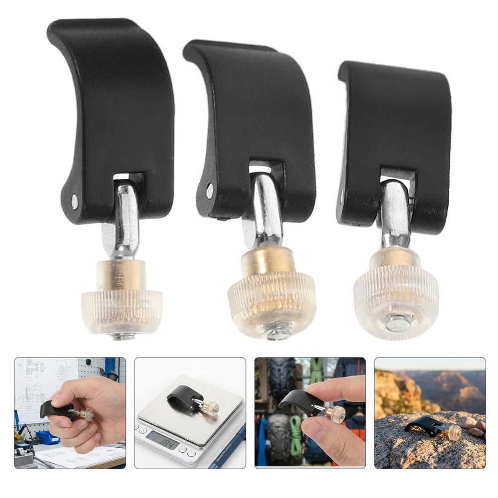 9Pcs Durable Trekking Pole Lock Clamp Replacement Clips Lightweight Outdoor Gear