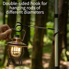 Outdoor Portable S Hook Non-Slip Hanging Hook for Camping Gear 27×4.2×5.5cm