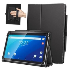 Universal Case for 10.1 Inch Android Tablet with Pen Loop, Lightweight A-Black