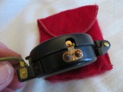 Vtg. TAYLOR Lensatic Engineer’s Compass Working w/Original Cloth Bag