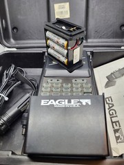 Eagle Accunav Sport GPS Handheld with Case, Car AC Adapter, Tested and Working