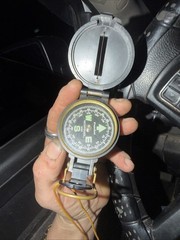 Lensatic Engineer Compass Vintage Early 1960s Navigation Tool