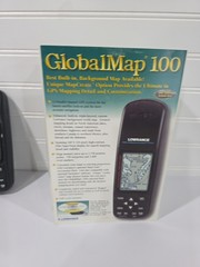 Lowrance GlobalMap 100 Handheld GPS Global Positioning System With VHS *