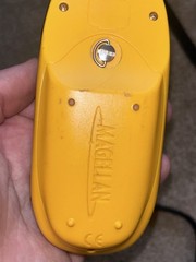 Magellan eXplorist 200 Handheld GPS Receiver Yellow Working Powers On Hiking
