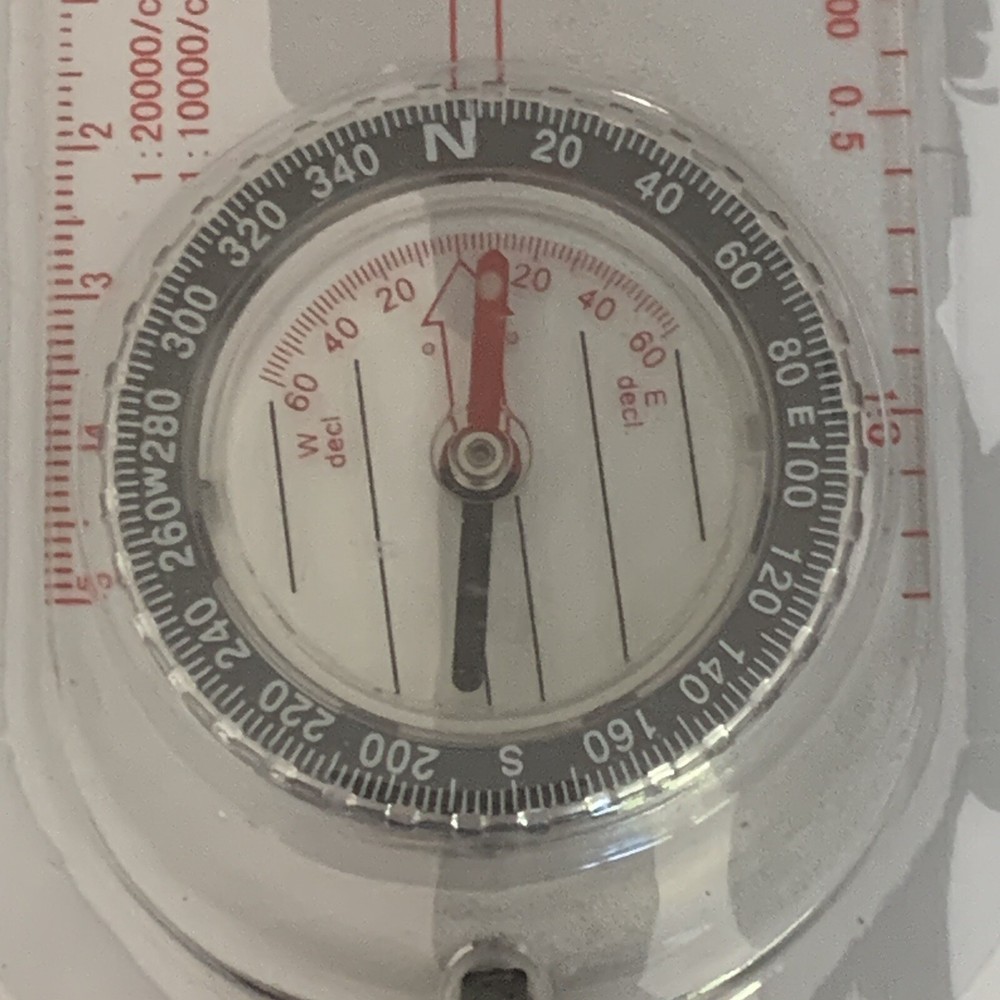 Map Compass Hiking Camping Backpacking Emergency Outdoor Urban Survival Gear