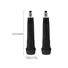 4Pcs Universal Walking Cane Tip Replacement Durable Carbon Steel Spike Tips