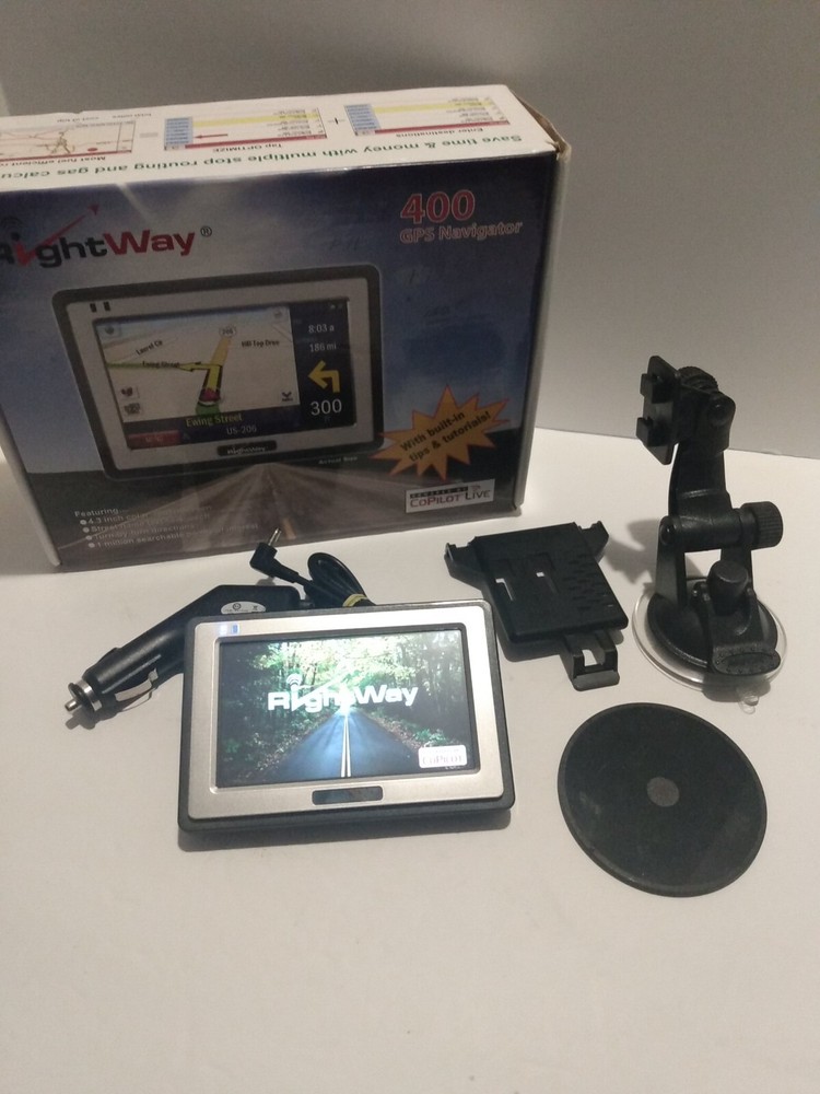 GPS Rightway 400 navigator Portable Navigation Device GPS RW400