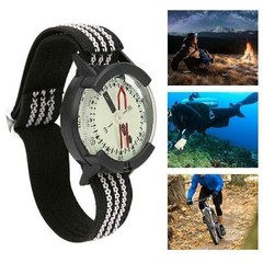 Portable Wrist Watch Compass Pocket Waterproof for Outdoor Camping Hiking Diving