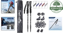 Packable Trekking Poles with Adjustable Height for Men, Women, and Seniors