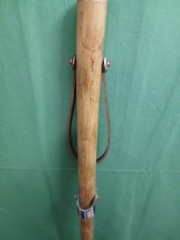 HIKING STICK MADE FROM NM YUCCA PLANT 55″X15.2OZ BANADANA WITH HOLDER INCLUDED