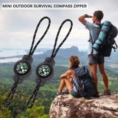 HOSTK 20 Pcs Mini Survival Compass, Outdoor Camping Hiking Pocket Compass, Liqui