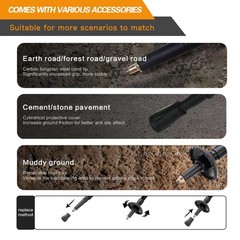 Hiking Trekking Poles, Macaron Colors 2 Pack Anti Shock, Adjustable, Collapsi…