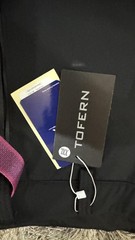TOFERN Women’s Black fleece lined Hiking Pants with Pink Accents, Size 2XL
