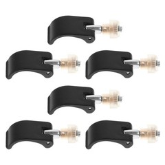 6Pcs Lightweight Walking Stick Locking Clips with Nut Screws for Hiking Poles