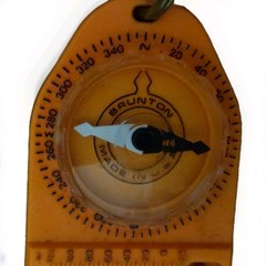Brunton Compass Weather Temp. Wind Chill Chart Keychain Gorpcore Camping Hiking