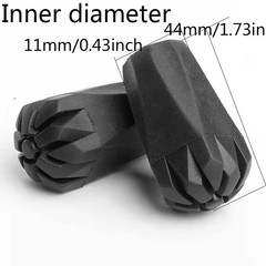 RONCHEN 8pcs Assorted Replacement Tips Hiking Stick Walking Trekking black