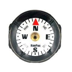 Mini Luminous Button Compass For Watch Band Lanyard