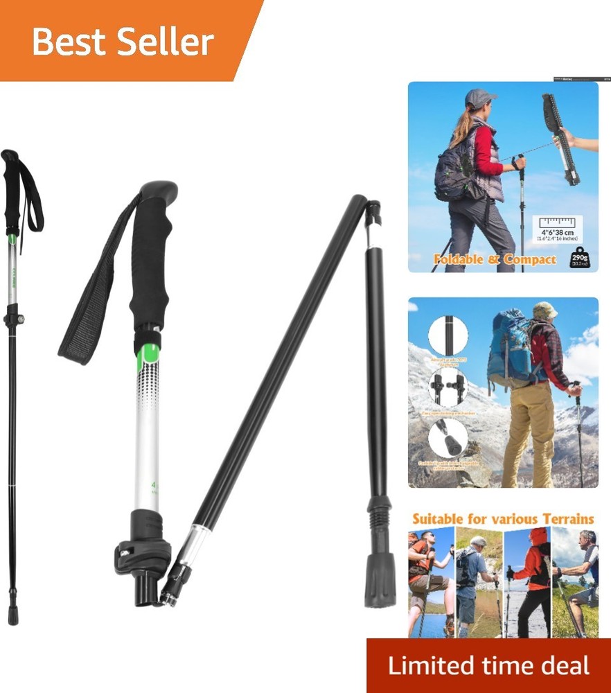 Durable Aluminum Trekking Pole 13-53 Inches – Perfect Mobility Aid for Hikers