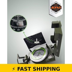 AOFAR AF-4074 Military Compass Waterproof Sighting for Camping & Hiking