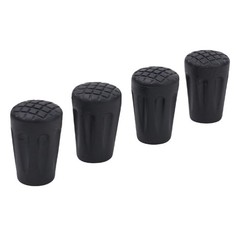 4X Walking Stick Rubber Ferrule Stick Crutch Ends Trekking Stick Tip Cover